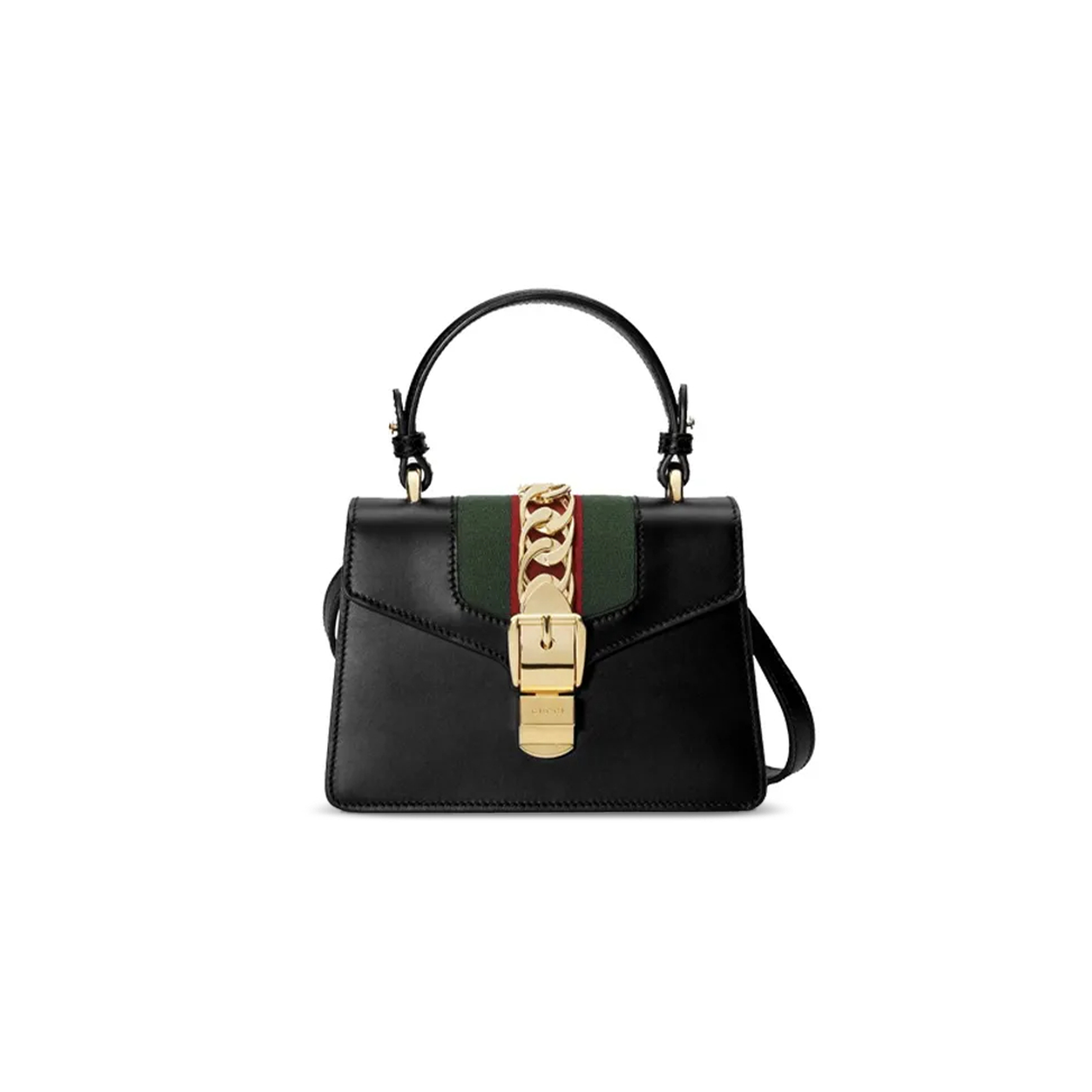 GUCCI SYLVIE MINI TOP HANDLE BAG 470270 (20*14*8cm)